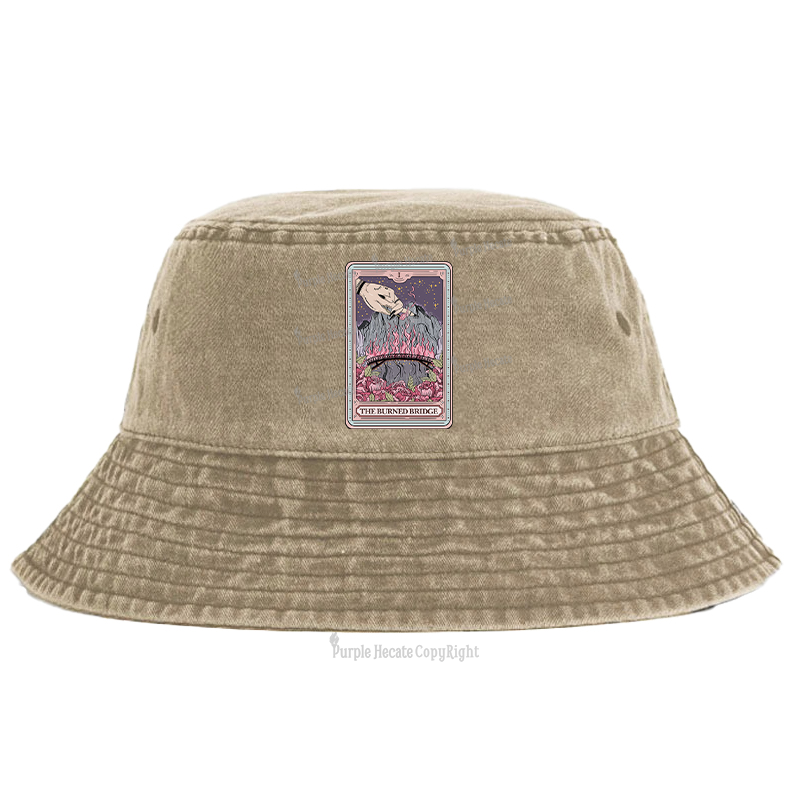 Purplehecate The Burned Bridge Tarot Bucket Hat