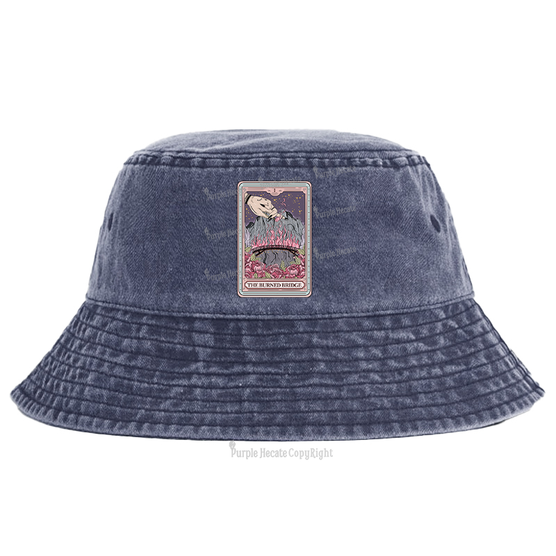 Purplehecate The Burned Bridge Tarot Bucket Hat