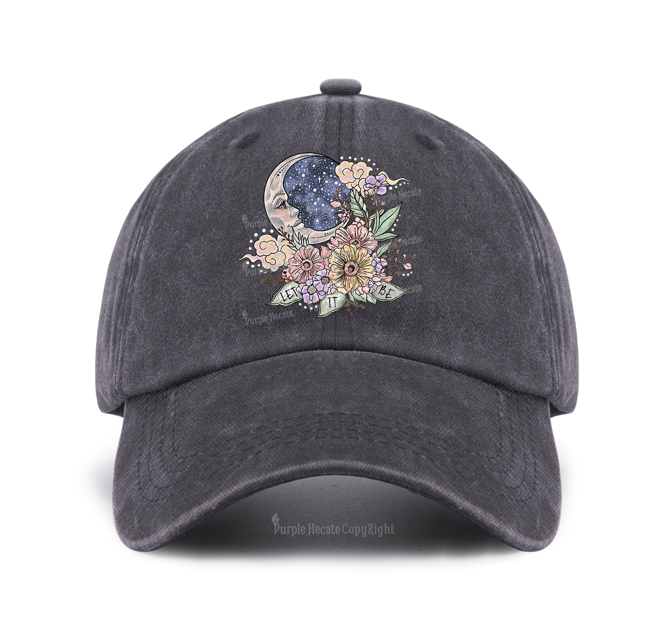 Purplehecate The Cat Goddess Bastet Baseball Cap