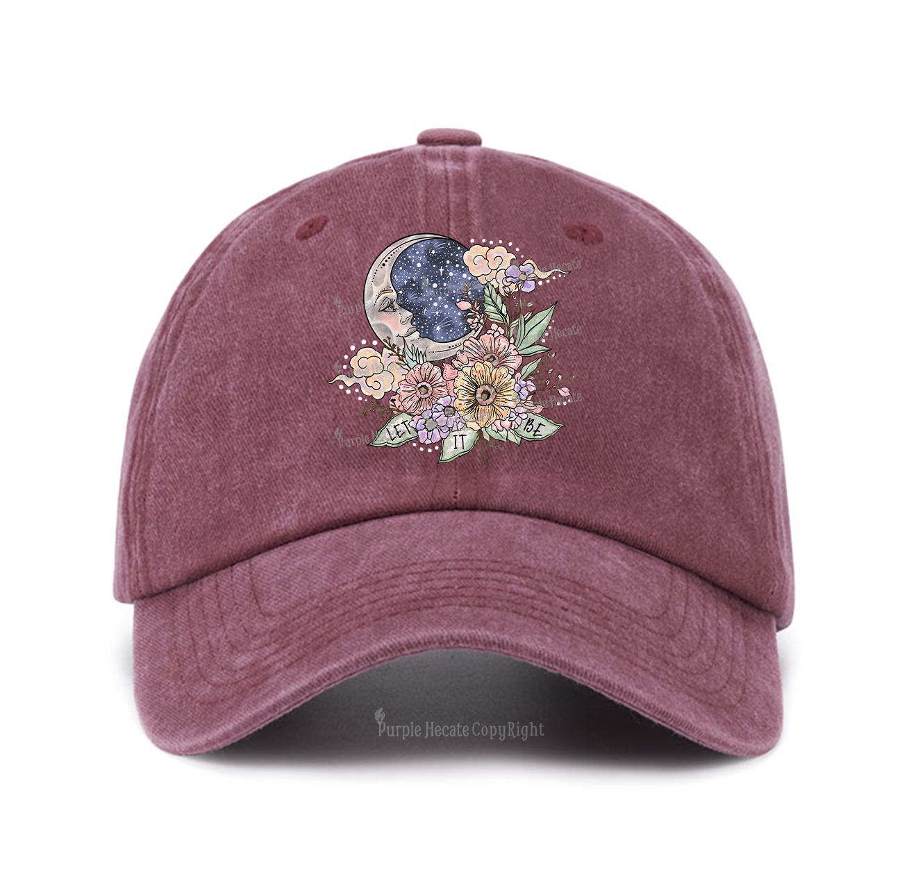 Purplehecate The Cat Goddess Bastet Baseball Cap