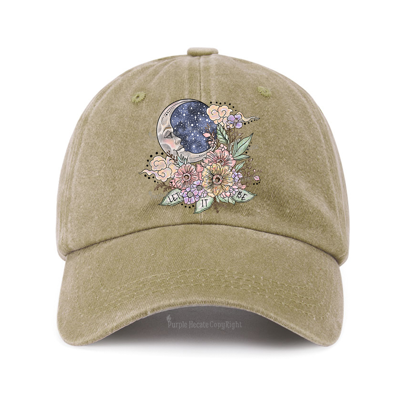 Purplehecate The Cat Goddess Bastet Baseball Cap