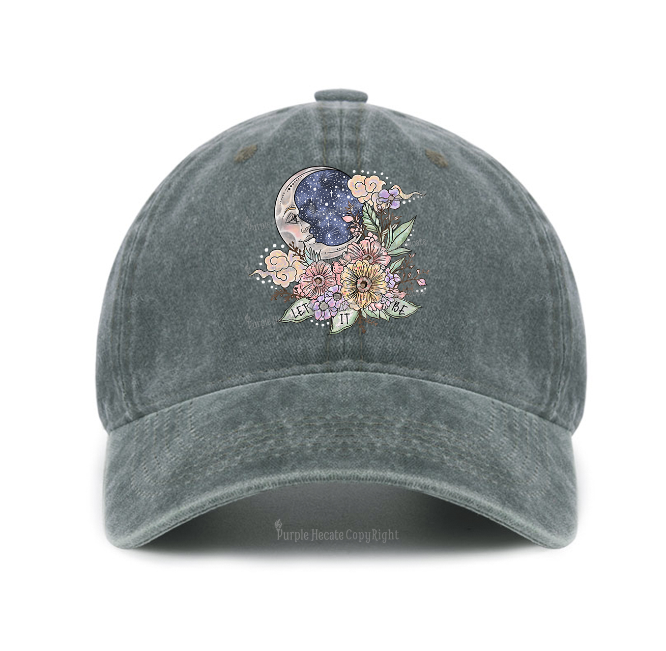 Purplehecate The Cat Goddess Bastet Baseball Cap