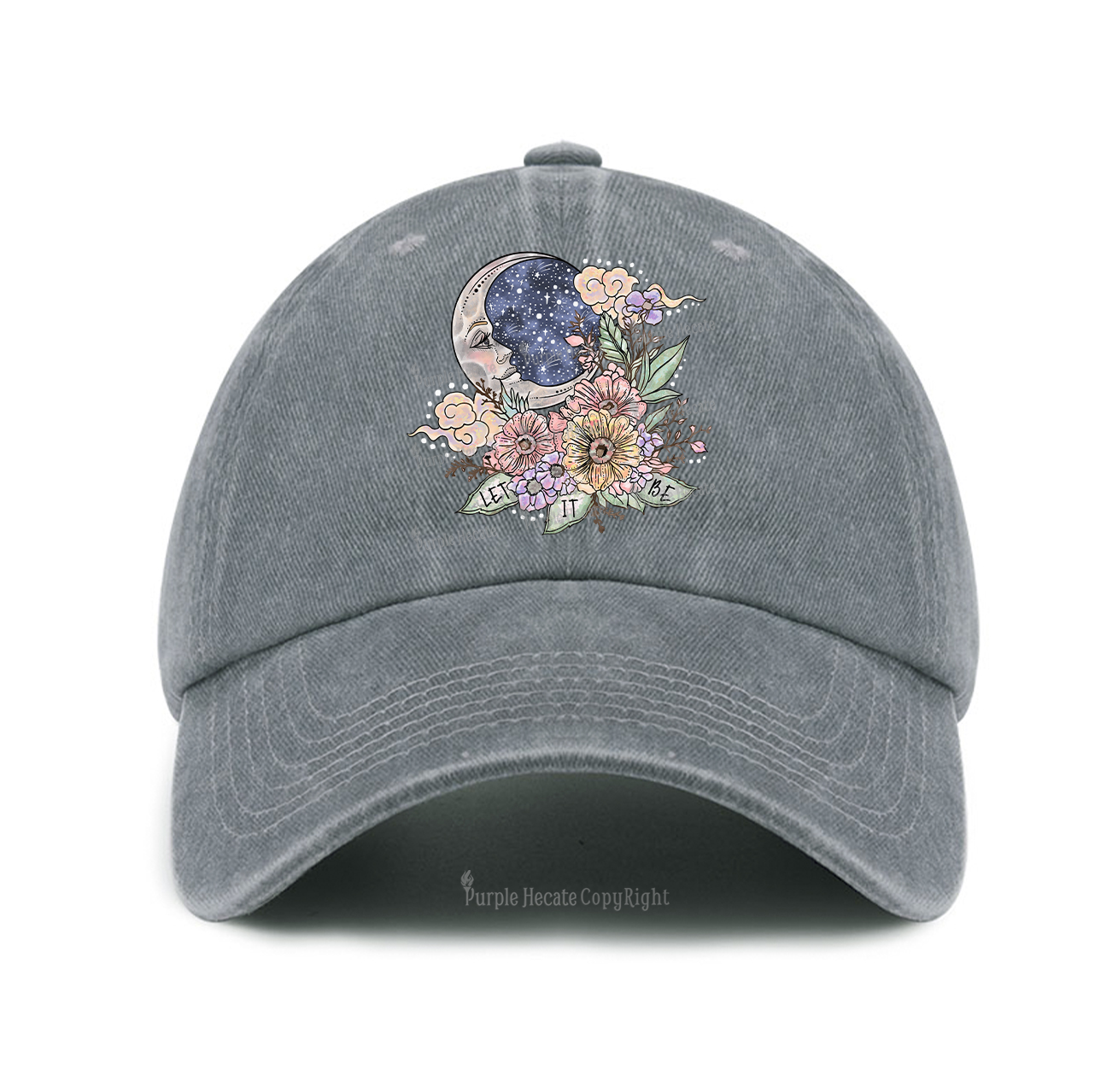 Purplehecate The Cat Goddess Bastet Baseball Cap