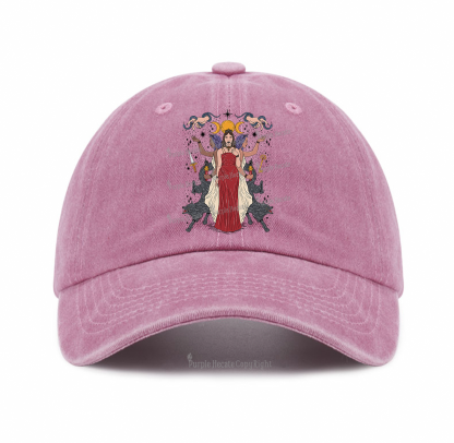 Purplehecate The Cat Goddess Bastet Baseball Cap