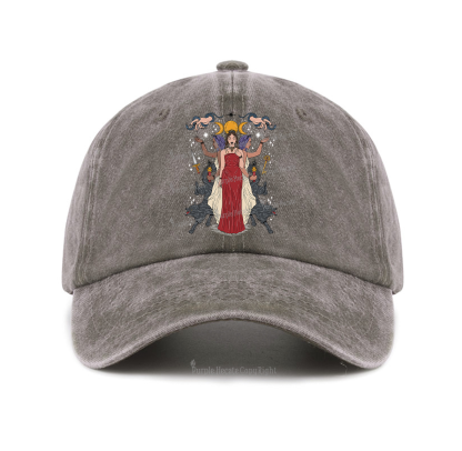 Purplehecate The Cat Goddess Bastet Baseball Cap