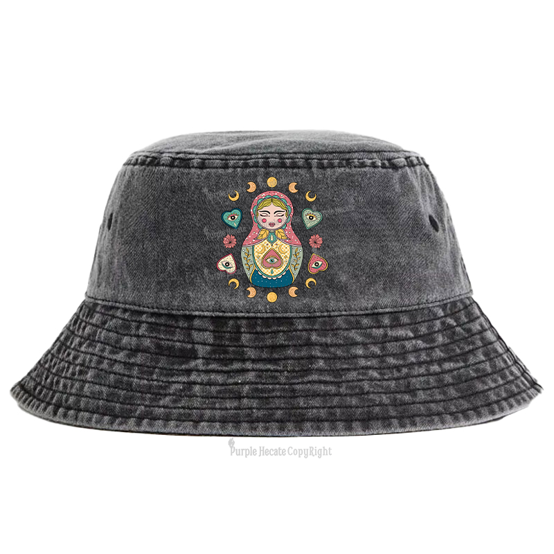 Purplehecate Nesting Doll Bucket Hat