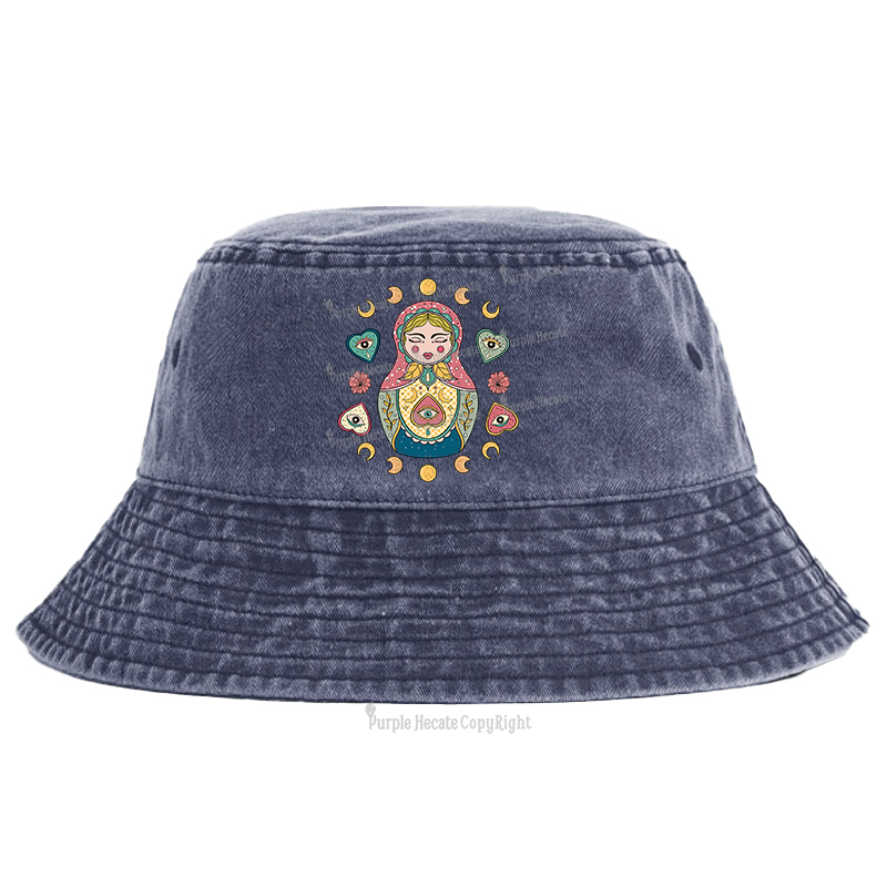 Purplehecate Nesting Doll Bucket Hat