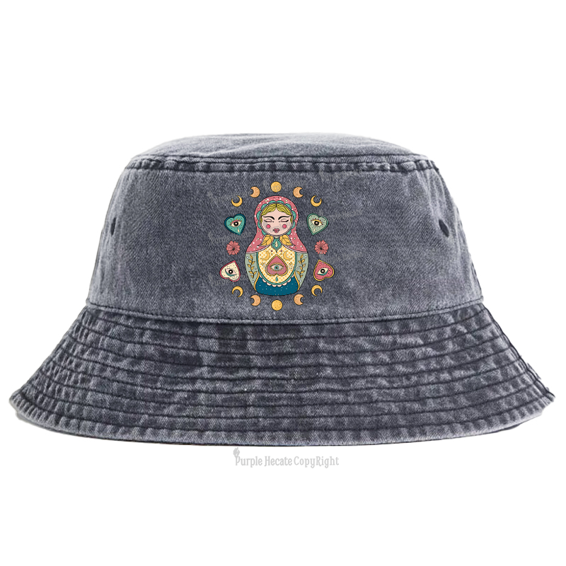 Purplehecate Nesting Doll Bucket Hat