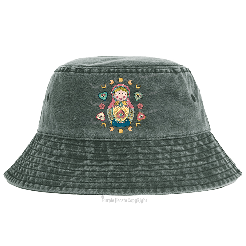 Purplehecate Nesting Doll Bucket Hat