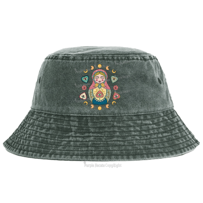 Purplehecate Nesting Doll Bucket Hat