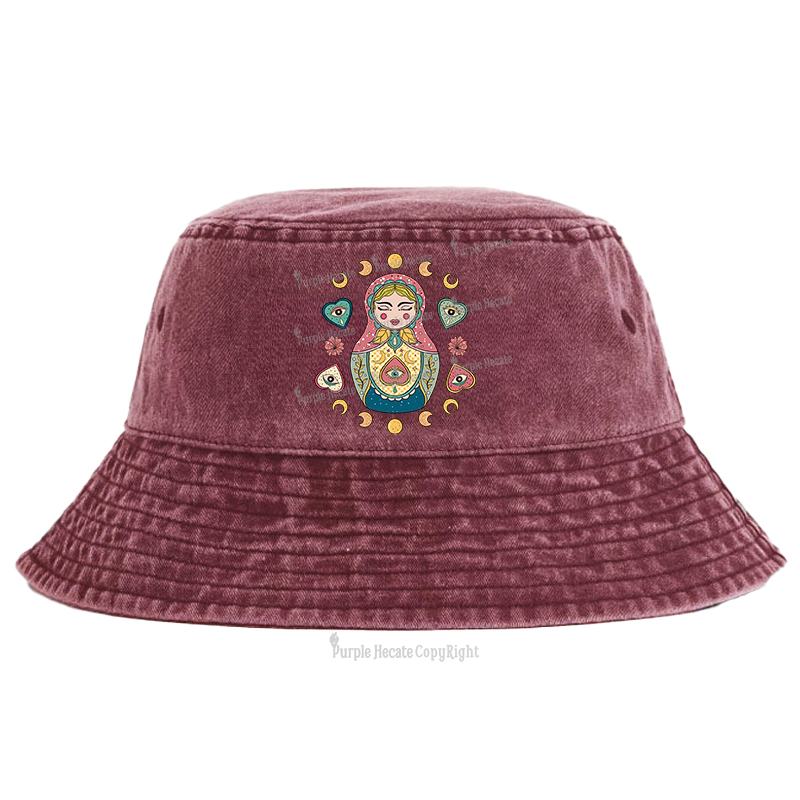 Purplehecate Nesting Doll Bucket Hat