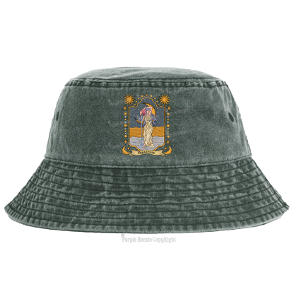 Purplehecate Aquarius Zodiac Bucket Hat