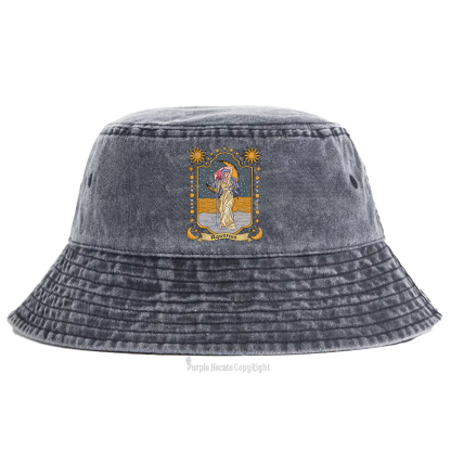 Purplehecate Aquarius Zodiac Bucket Hat