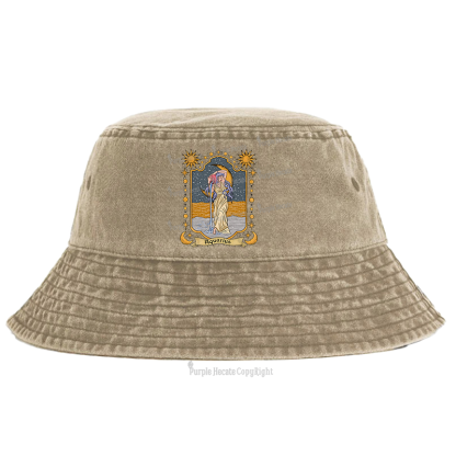 Purplehecate Aquarius Zodiac Bucket Hat