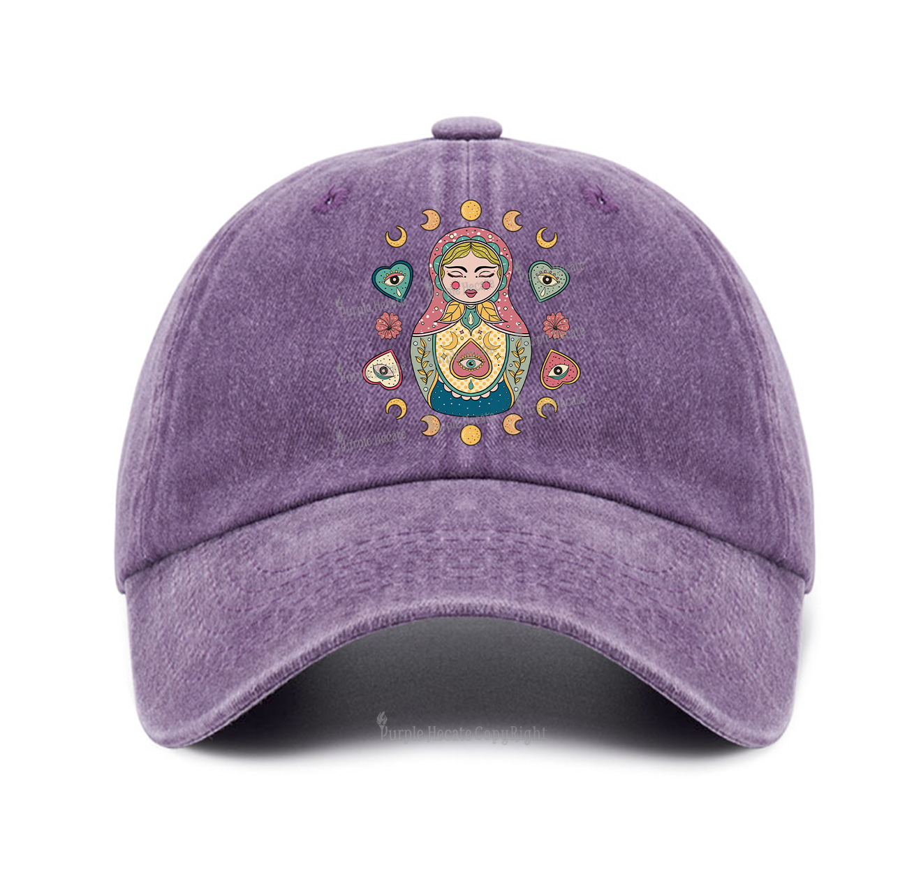Purplehecate Nesting Doll Baseball Cap