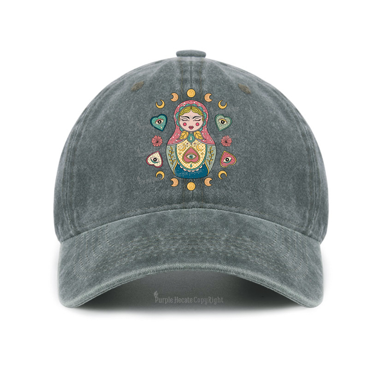 Purplehecate Nesting Doll Baseball Cap