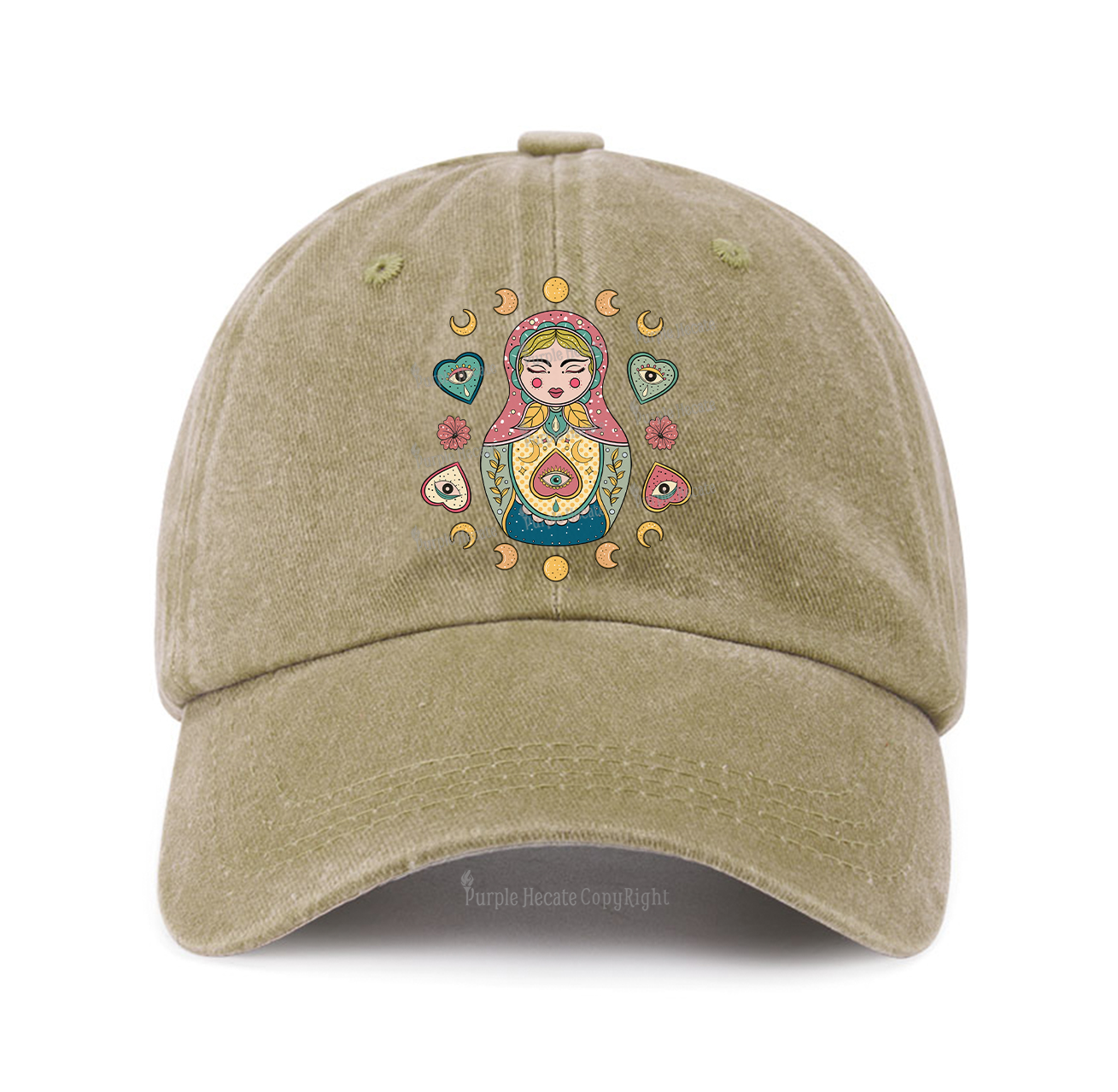 Purplehecate Nesting Doll Baseball Cap