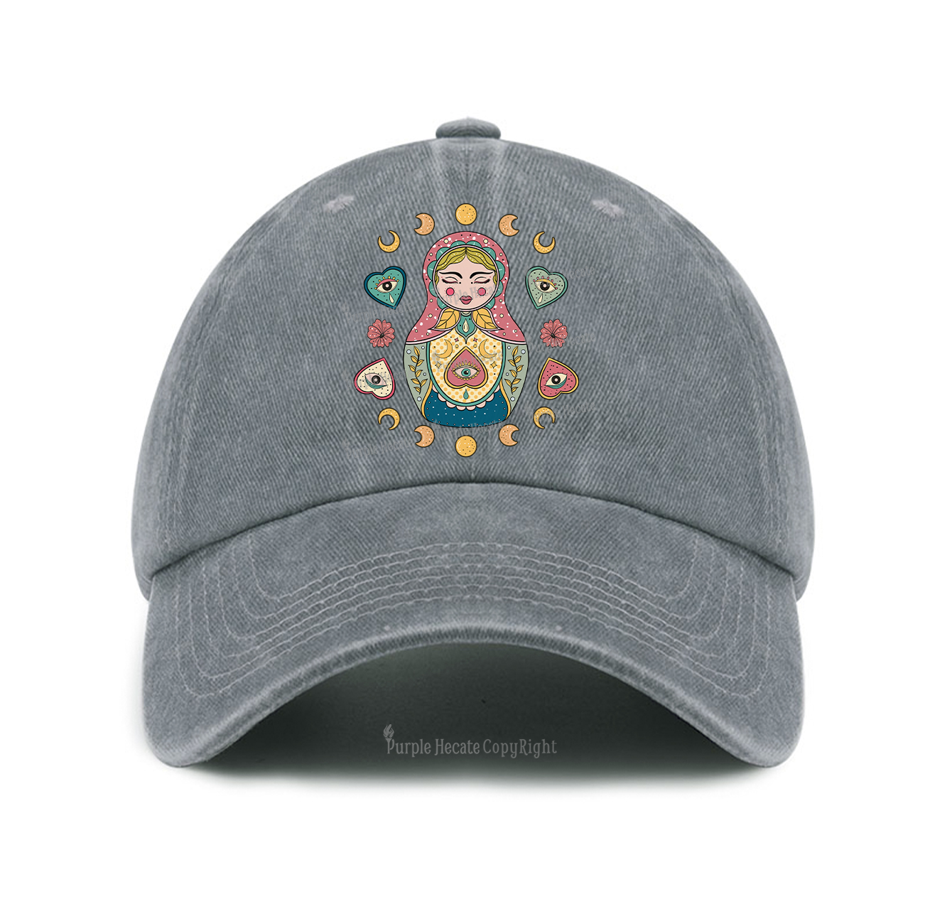Purplehecate Nesting Doll Baseball Cap