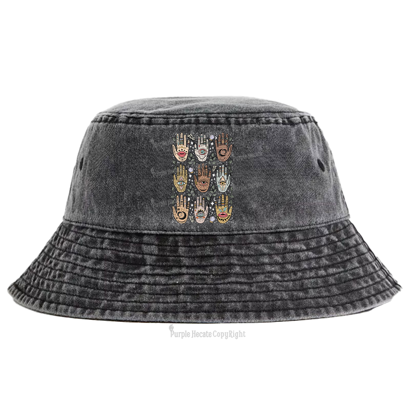 Purplehecate Helping Hands Bucket Hat