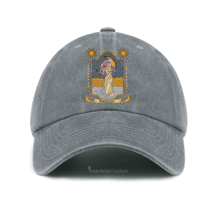 Purplehecate Aquarius Zodiac Baseball Cap