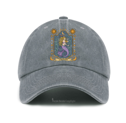 Purplehecate Capricorn Zodiac Baseball Cap