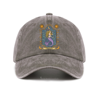 Purplehecate Capricorn Zodiac Baseball Cap