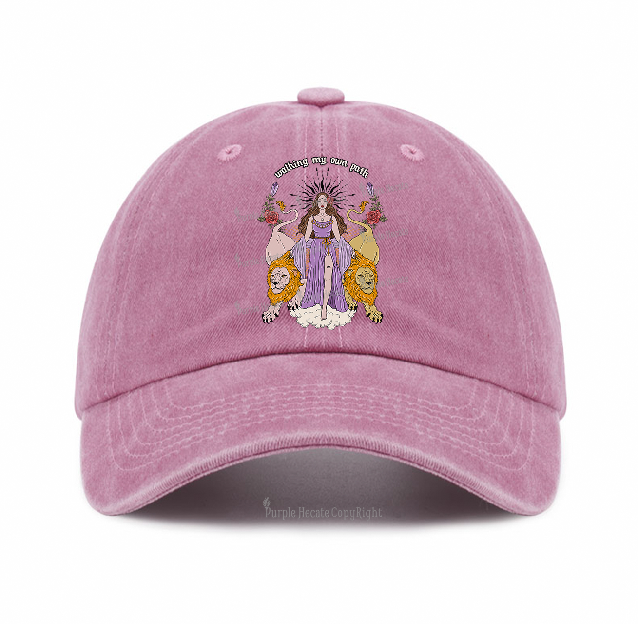 Purplehecate The Goddess Walking My Own Path Baseball Cap