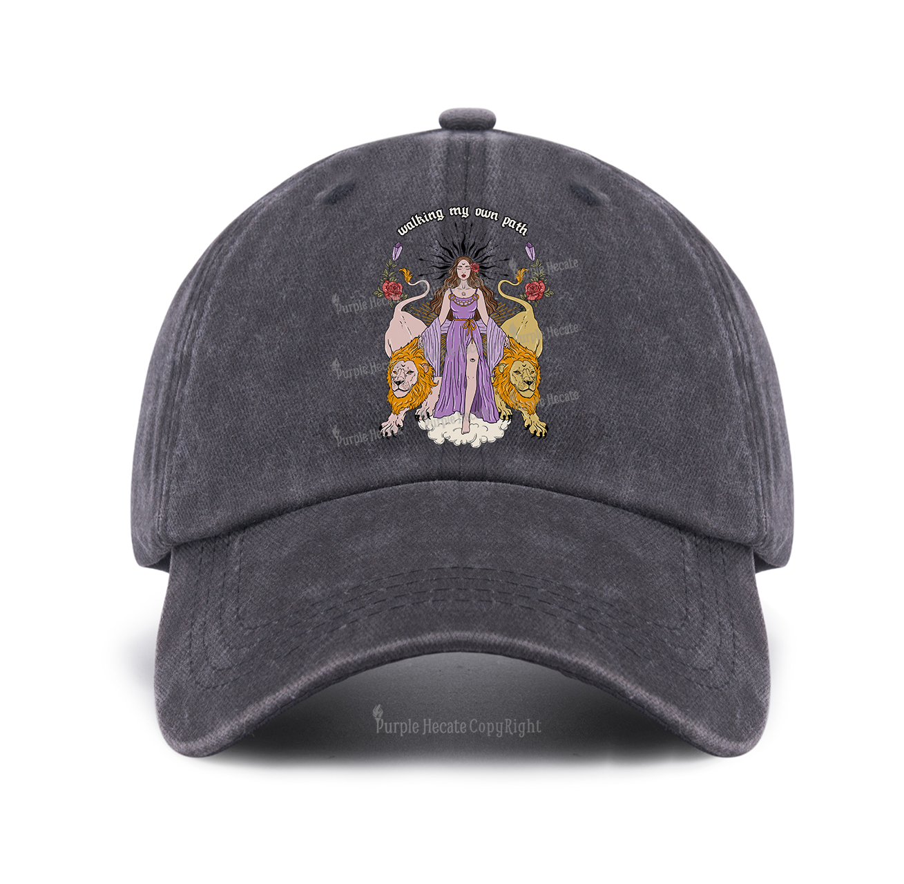 Purplehecate The Goddess Walking My Own Path Baseball Cap