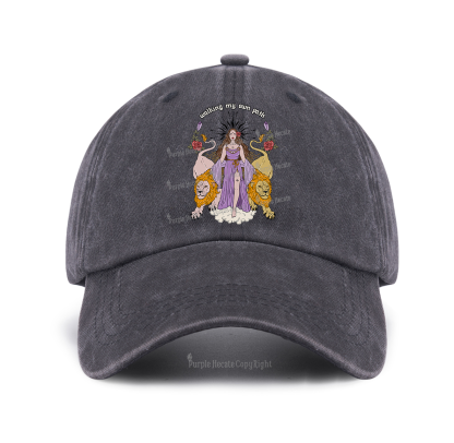 Purplehecate The Goddess Walking My Own Path Baseball Cap