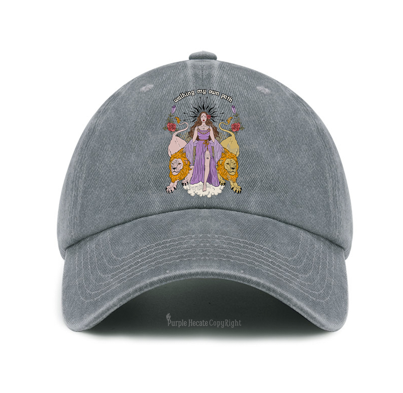 Purplehecate The Goddess Walking My Own Path Baseball Cap