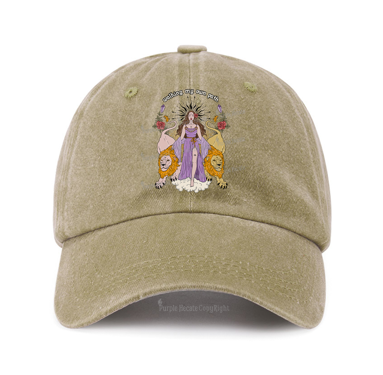 Purplehecate The Goddess Walking My Own Path Baseball Cap