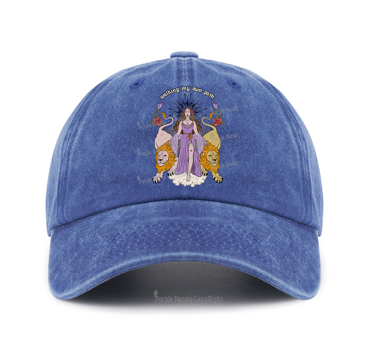 Purplehecate The Goddess Walking My Own Path Baseball Cap