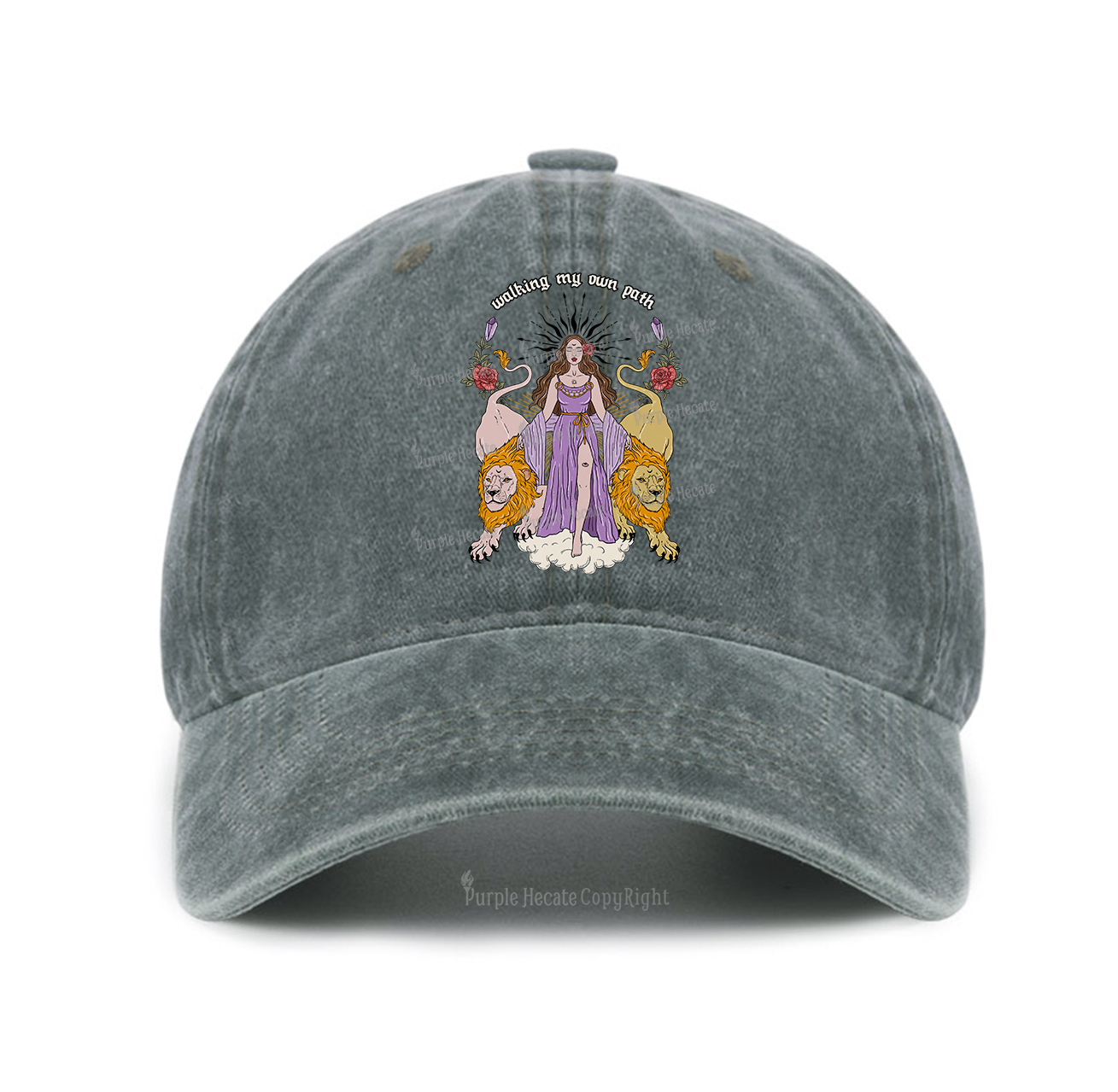 Purplehecate The Goddess Walking My Own Path Baseball Cap