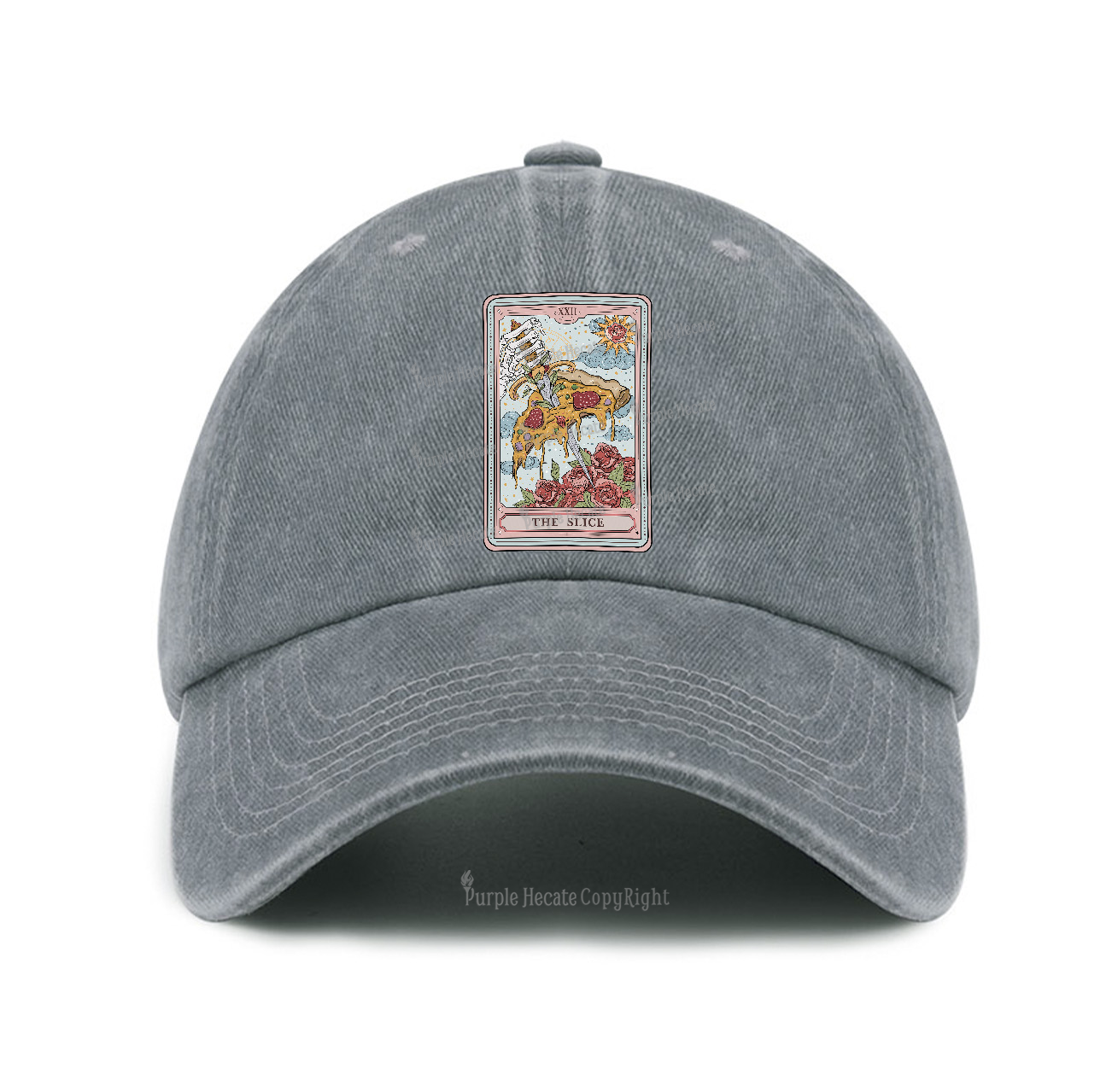 Purplehecate The Slice Tarot Baseball Cap