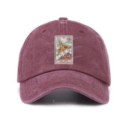 Purplehecate The Slice Tarot Baseball Cap