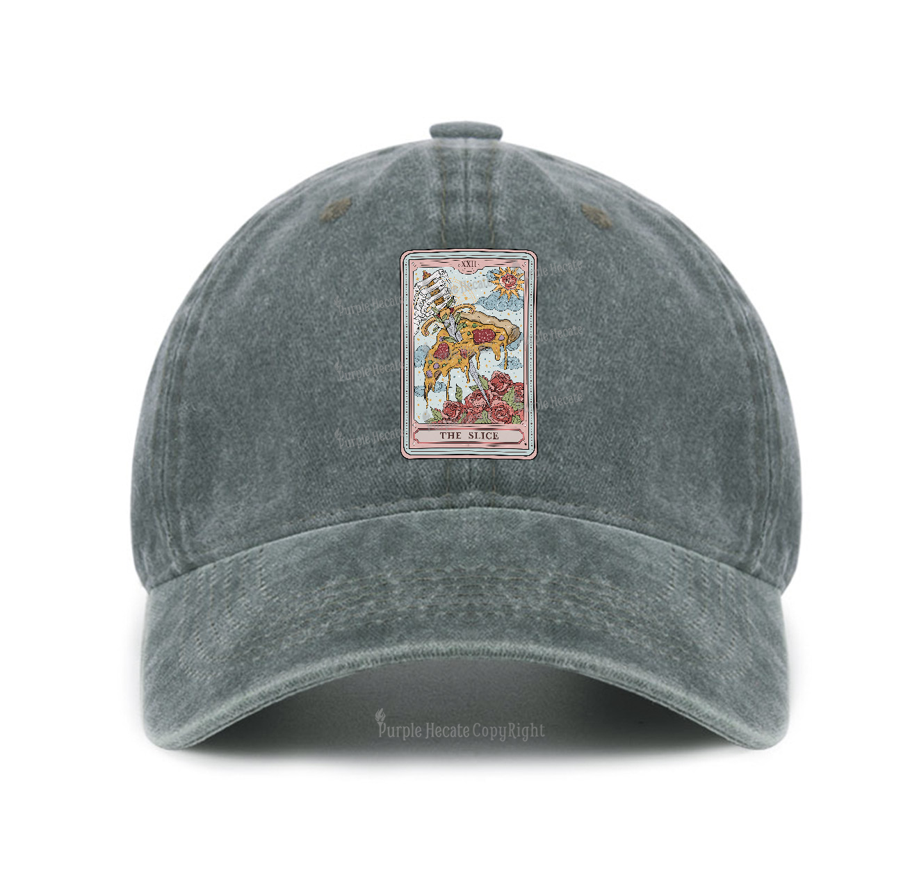 Purplehecate The Slice Tarot Baseball Cap