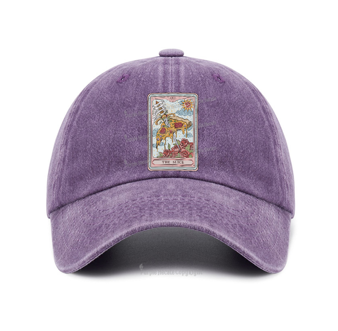 Purplehecate The Slice Tarot Baseball Cap