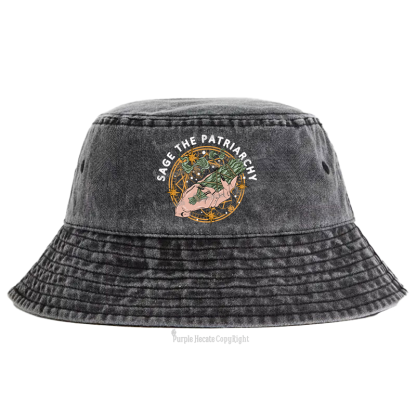 Purplehecate Sage The Patriarchy Bucket Hat