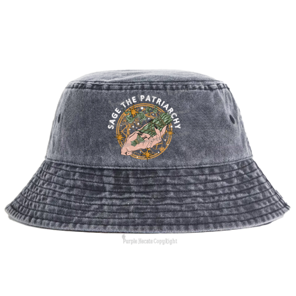 Purplehecate Sage The Patriarchy Bucket Hat