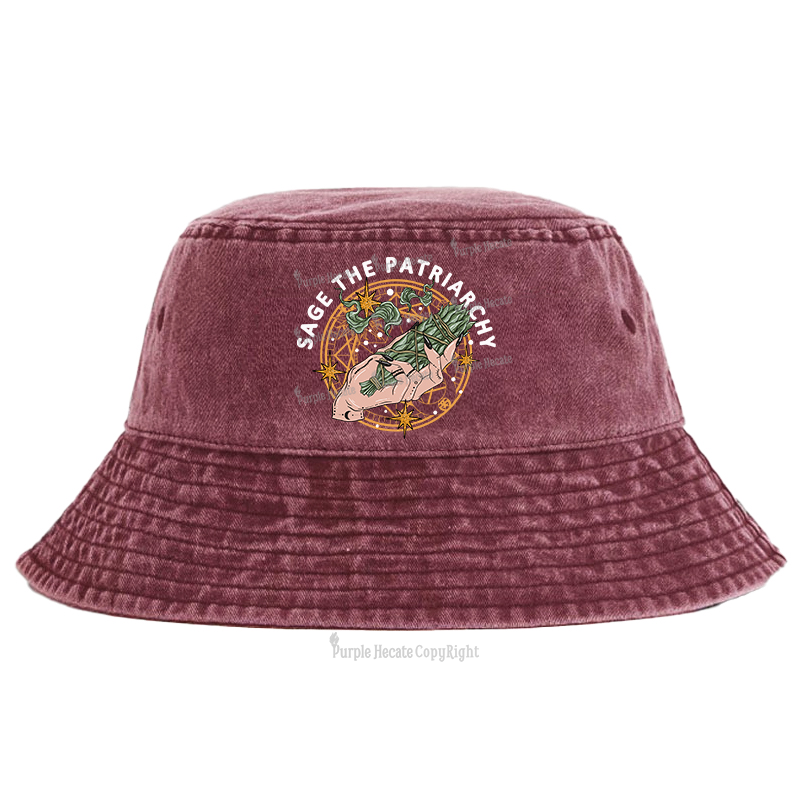 Purplehecate Sage The Patriarchy Bucket Hat