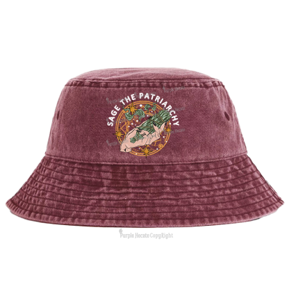 Purplehecate Sage The Patriarchy Bucket Hat