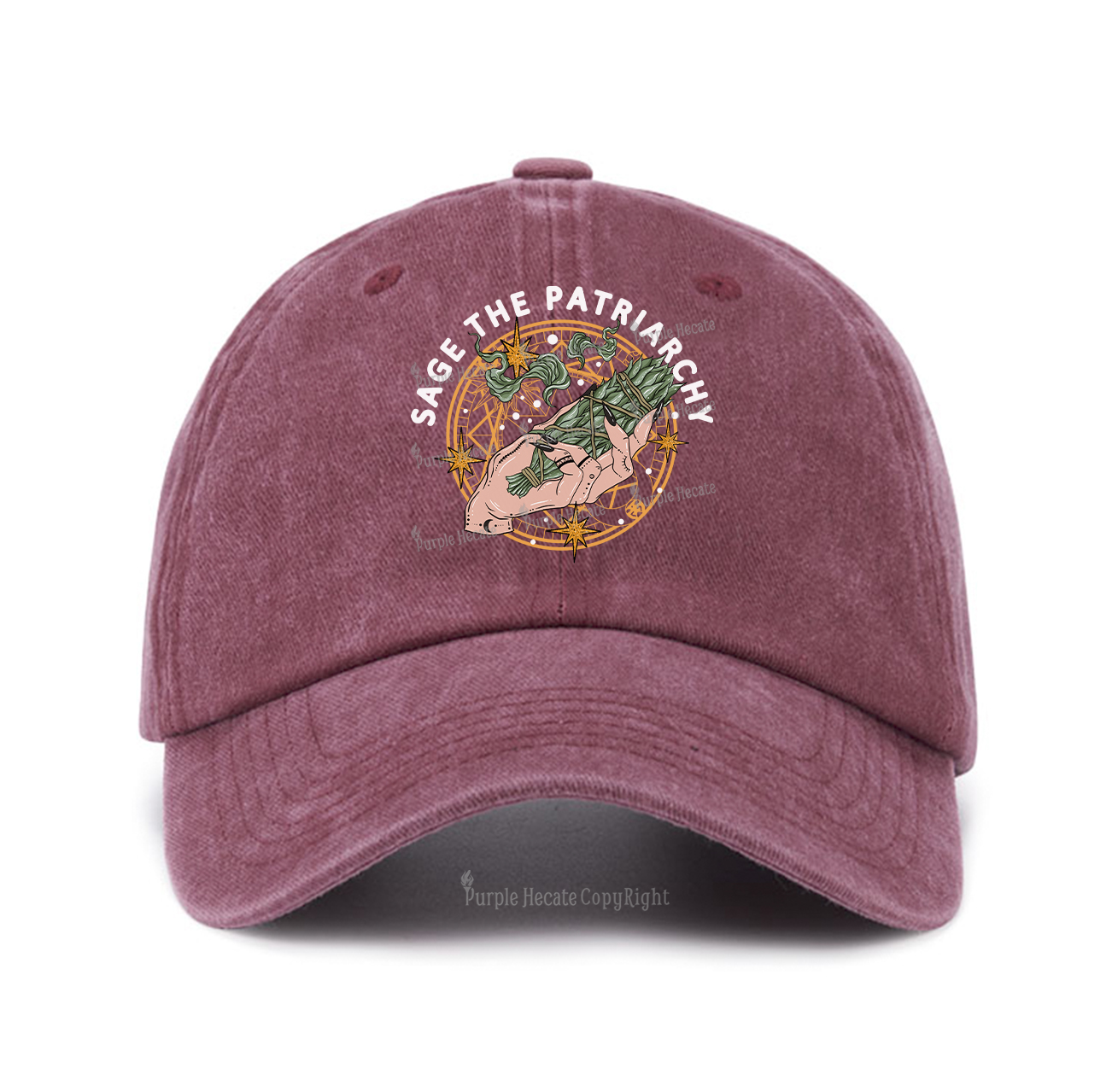 Purplehecate Sage The Patriarchy Baseball Cap
