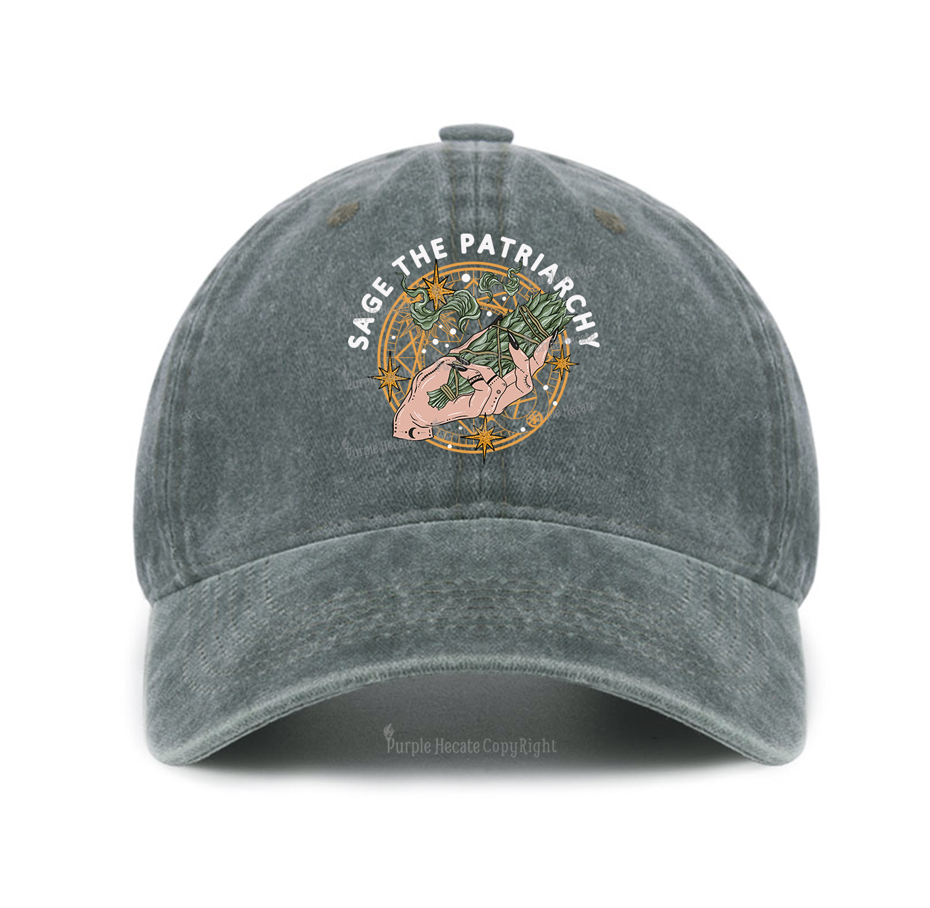 Purplehecate Sage The Patriarchy Baseball Cap