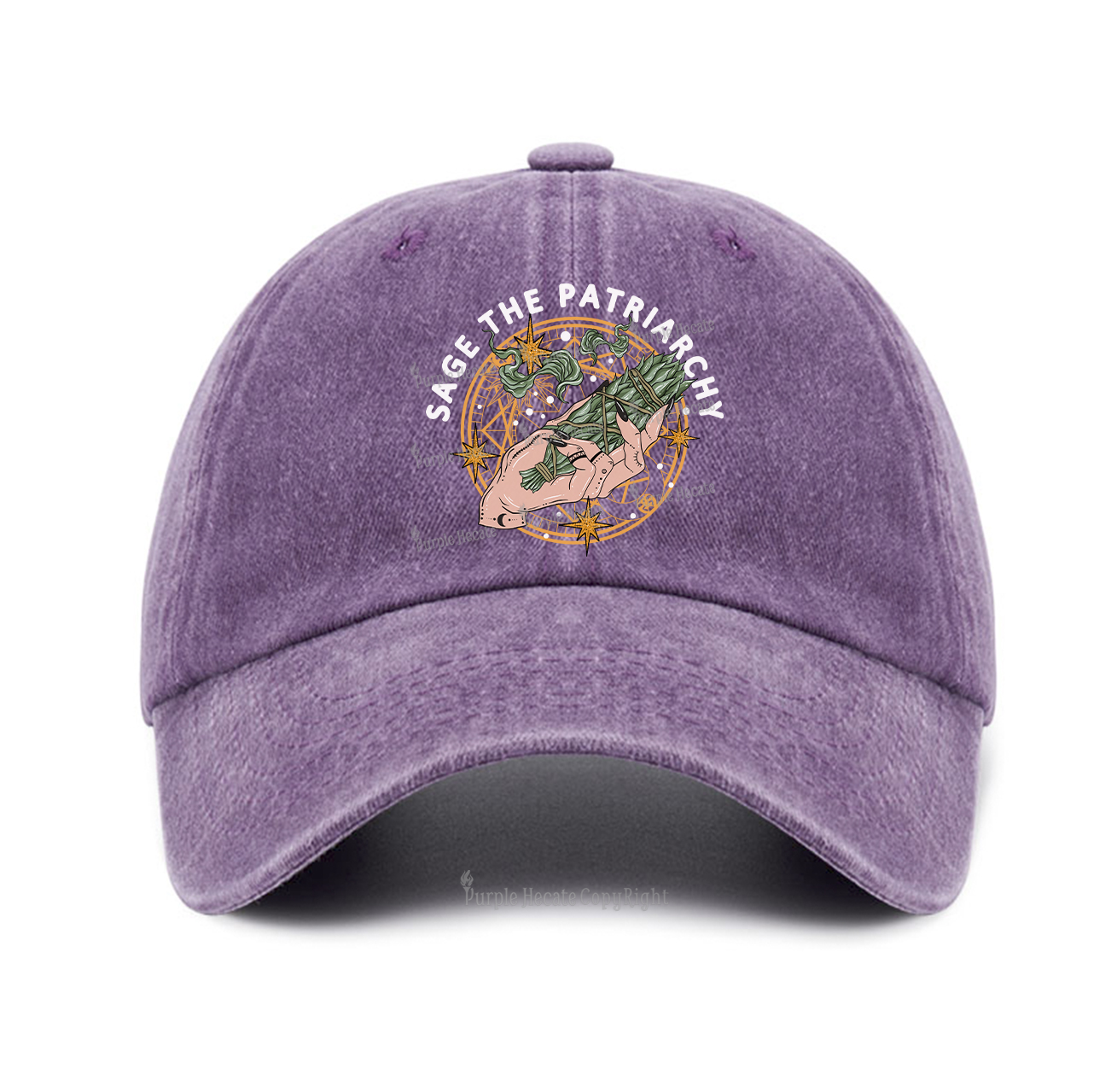 Purplehecate Sage The Patriarchy Baseball Cap