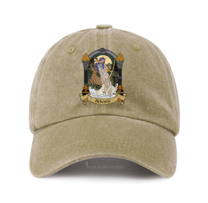 Purplehecate The Huntress Goddess Artemis Baseball Cap