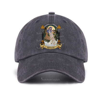 Purplehecate The Huntress Goddess Artemis Baseball Cap