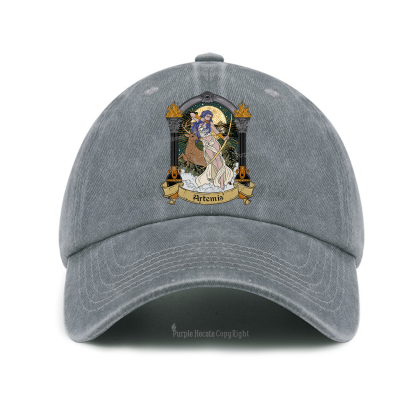 Purplehecate The Huntress Goddess Artemis Baseball Cap