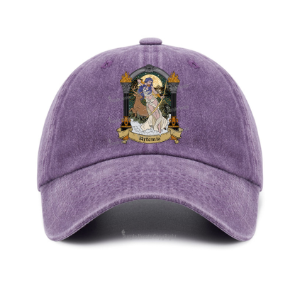 Purplehecate The Huntress Goddess Artemis Baseball Cap