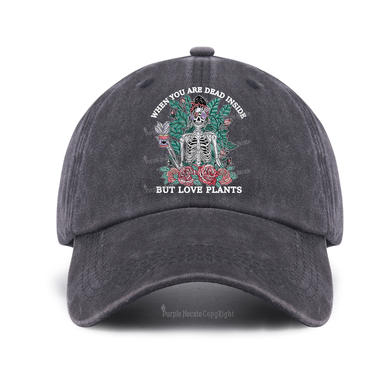 Purplehecate When You Dead Inside Baseball Cap