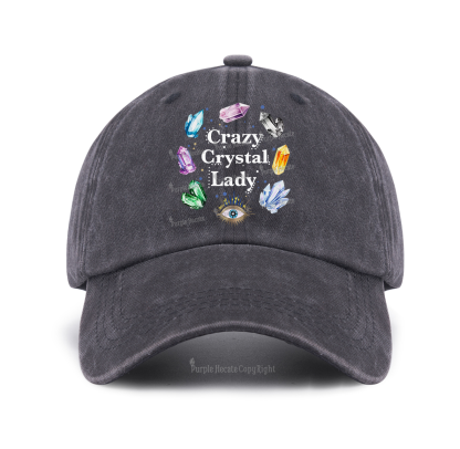Purplehecate Crazy Crystal Lady Baseball Cap